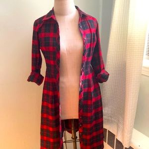 ModCloth red plaid dress
